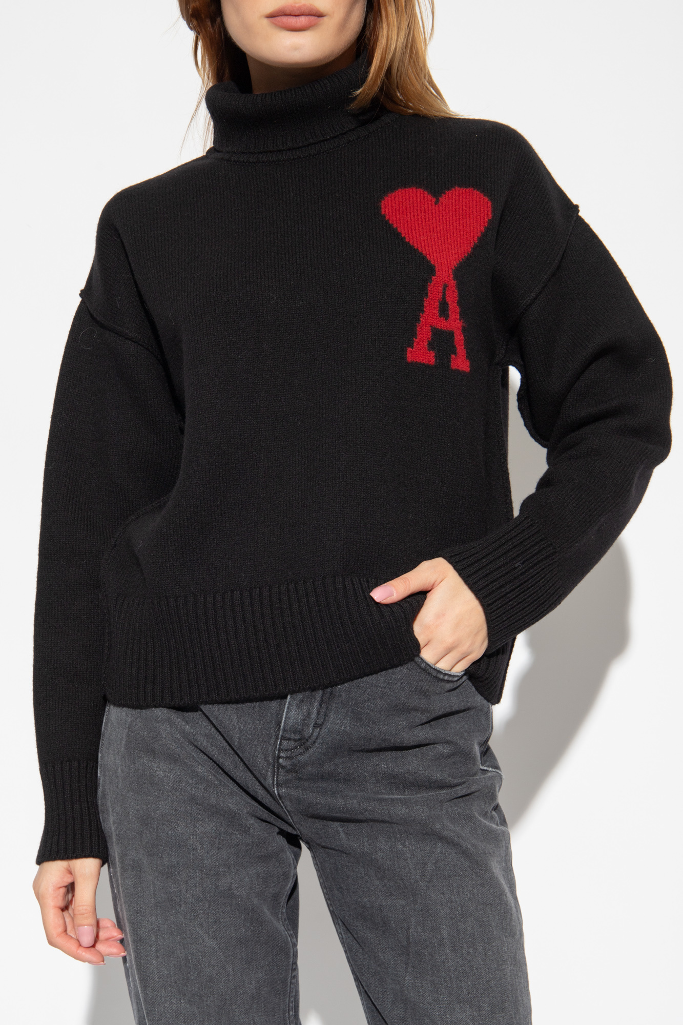ファッション人気ブランドランキング Ami Alexandre Mattiussi Wool turtleneck sweater | Women's トップス
